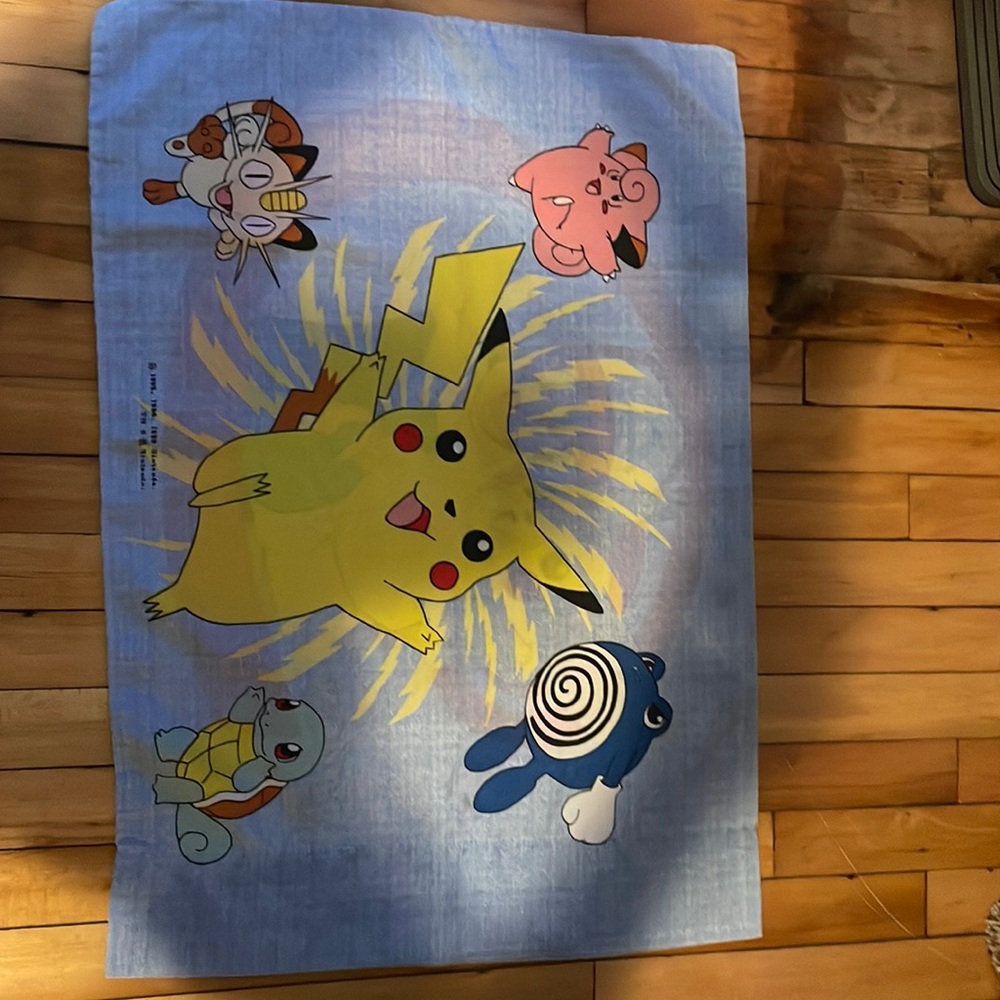 Pokémon pillowcase 1995